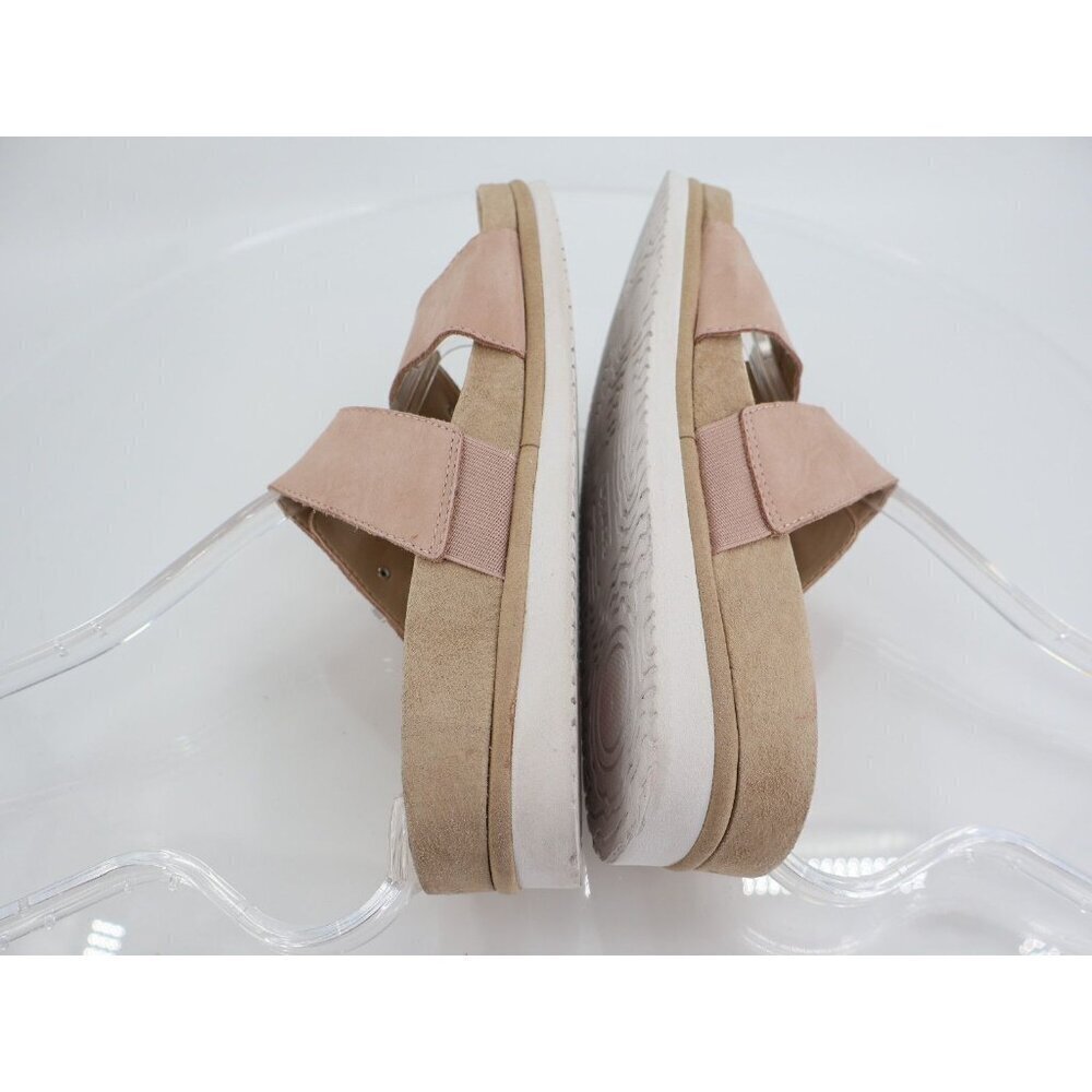 Earth Women's Canyon Ruby Sandal Size 7 Low Wedge Slide Blush Straps Buckle - Picture 8 of 14